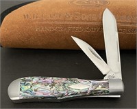 2017 Case XX Tony Bose Signed Abalone Eureka Knife