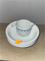 Vintage Corelle and Pyrex dishes