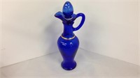 Avon Nile Blue bath urn decanter.