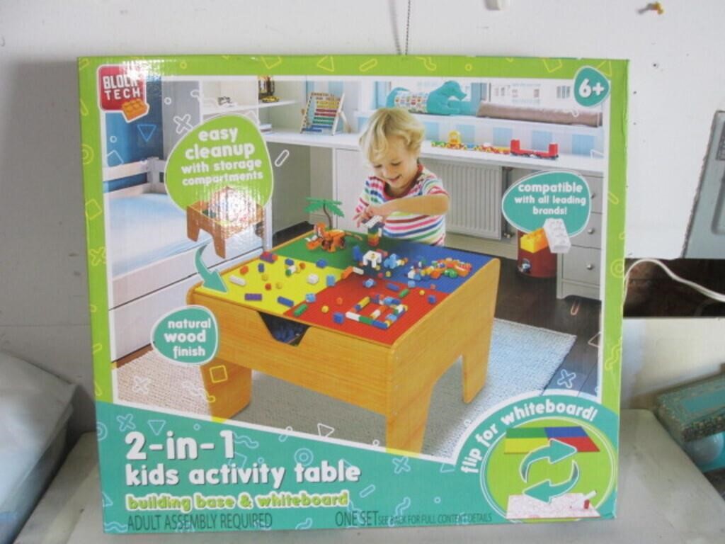 NEW BLOCK TECH 2 IN 1 ACTIVITY TABLE