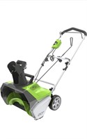 Greenworks 13 Amp 20-Inch Corded Snow Blower,