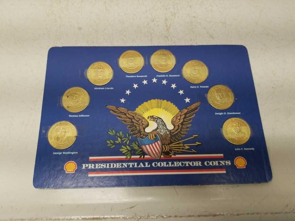 Shell Oil U.S. Presidents Coins