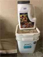 40# BUCKET OF ZERO ICE AND 1 CONTAINER OF NO ICE