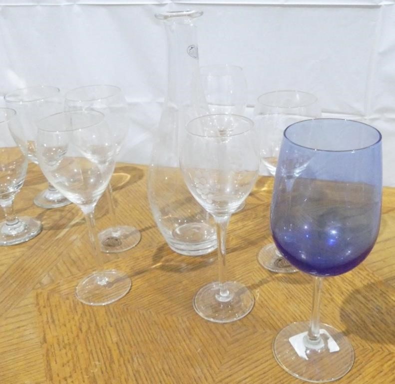 Qty of Various Glasses