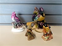 Collection of Bird Figurines
