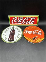 Vintage Coca-Cola Metal Signs