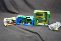 JD Lawn Tractor, 1/32nd Tractors & 1/64th Combine