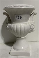 URN WITH LION HEADS 10.5" H BY NAPCO