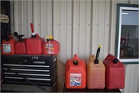 C6- 7 ASSORTED FUEL CANS