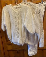 WHITE SWEATERS WOMENS CLOTHING