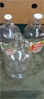 3 one Gallon Jugs, Two with Lids
