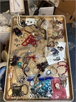 jewelry on big tray