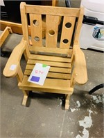 Mini small childs rocking chair