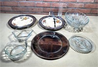Vintage plates, platters & more