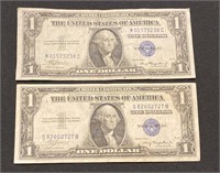 Nice, $1 1935A Blue Seal Silver Certificates