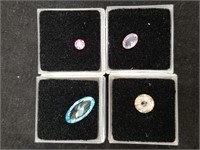 Four Assorted Gemstones