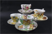 Bone China Tea Cups, Tuscan, Lady Beth, Queen Ann