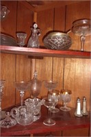 Large Misc Cupboard glassware