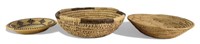 (3) Native American Woven Baskets