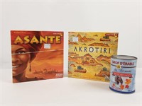 2 jeux de société neufs: Asante et Akrotiri