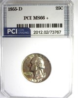 1955-D Quarter MS66+ LISTS $1300