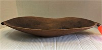 Antique wooden dough bowl