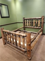 Custom Made Log Bed