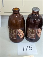Pair of Nude Beer Bottles