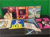 8 ELVIS RECORD ALBUMS