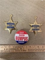 Sheriff Campaign - Badges & Button