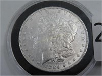 1884 Morgan Silver Dollar  ***TAX EXEMPT***