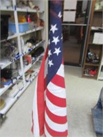 American Flag  & Pole