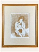 "Mother and Son" Soyer Print