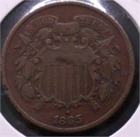 1865 TWO CENT PIECE XF DETAILS