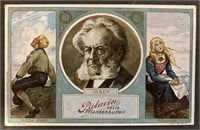Author, HENRIK IBSEN: Rare PALMIN Trade Card 1900