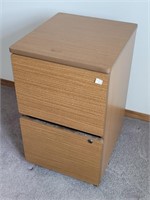 ROLLING FILE CABINET 16.5" X 18.5" X 28"