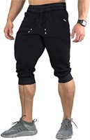 Size 34 FASKUNOIE Men's Cotton Casual Shorts 3/4 J
