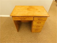 5 Drawer wooden desk 21X35X30