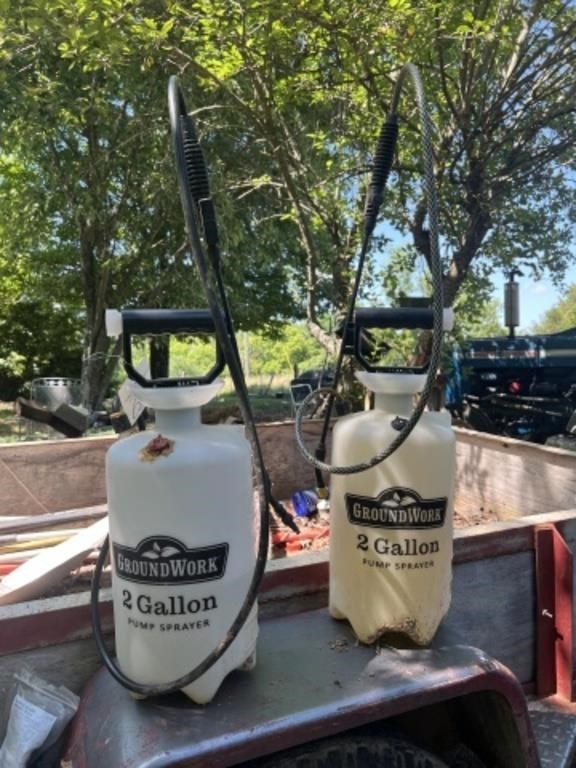 (2) two gallon Pump sprayers