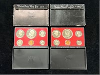 1974 & 1975 US Proof Sets in Boxes