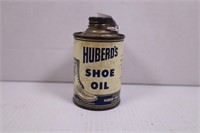 HUBERD'S SHOE OIL ADVERTISING TIN