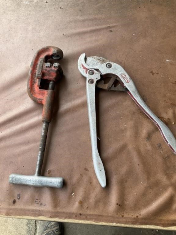 Ridgid Pipe Cutter, 2 MCC Tube Cutters