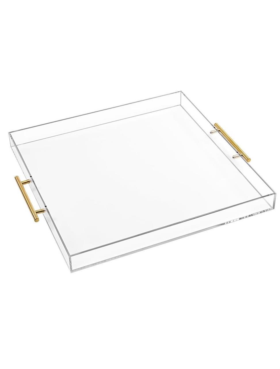 18 18 Inches Large Clear Acrylic Serving tray
