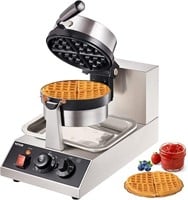 VEVOR Commercial Waffle Maker, 1 Piece per Batch,