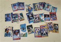 Stack of Royals baseball cards
