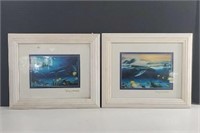 Robert Wyland Framed Whale Ocean Art