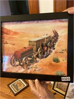 Mule train painting