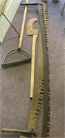Ice Auger, Two Person Saws and More