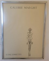 K - GALERIE MAEGHT GIACOMETTI FRAMED ART