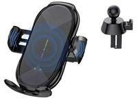 Wireless Car Charger w/ Air Vent Clamp,15W, for
